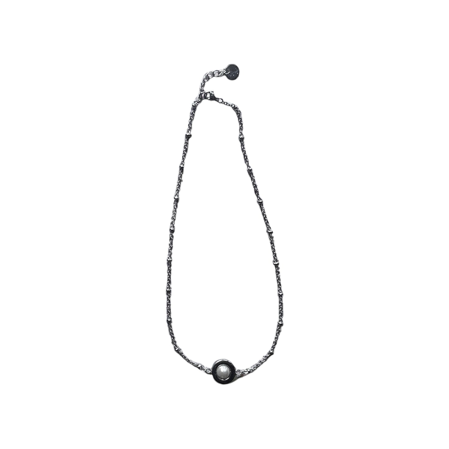 Collier Saturne Perle