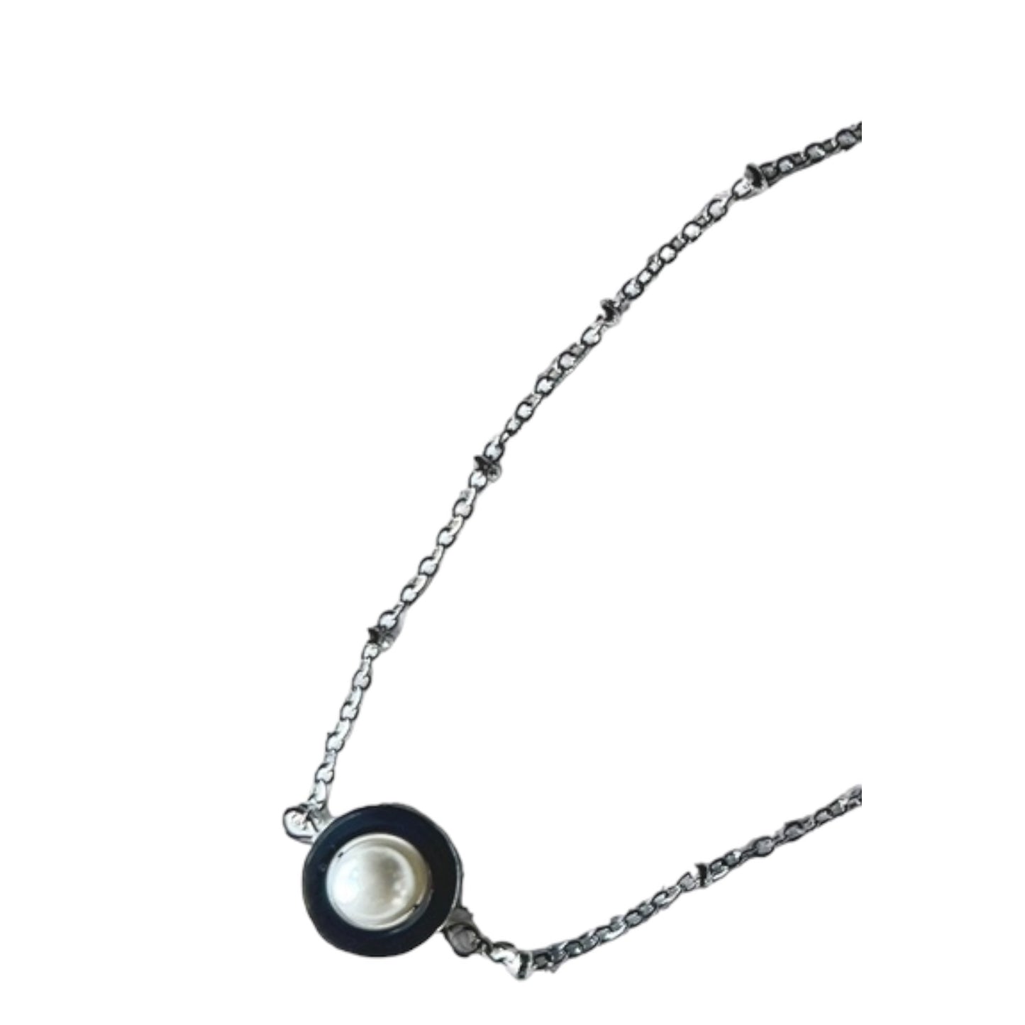 Collier Saturne Perle